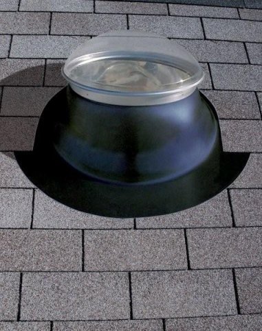 Solar tubes installed on the roof of a house by Solar Lights & More in Ocala, FL